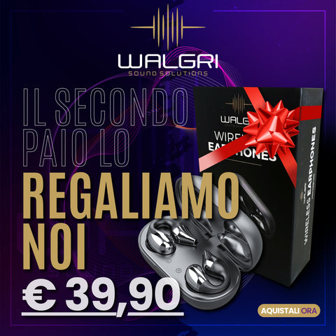 Auricolari bluetooth a conduzione aerea - Walgri